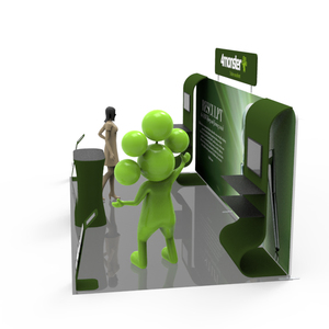 <span class=keywords><strong>X</strong></span>ách Tay Nhôm Triển Lãm Thương Mại Hiển Thị Hiển Thị Đứng 10X20 Gian Hàng Triển Lãm Đối Với Bán - Product Image 6