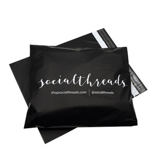 Plastic Mailer Plastic Mailing Bags Good Quality Black Plastic Mailing Bags Mail Packaging Bags Shipping Envelope Custom Logo For Clothes /poly Mailer For Shoes Box