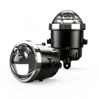 Feux antibrouillard à double projecteur LED de 3 pouces T5 & T5Pro, 55W ultra lumineux, lampes de remplacement pour voiture 12V, adaptés aux modèles H8 H11 9005 9006