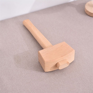 Marteau attendrisseur de viande en bois de hêtre, double face, style minimaliste moderne, pour steak, outil de cuisine domestique - Product Image 3