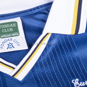 Camiseta Retro Personalizada de Fábrica para Hombre, Elástica, Transpirable, de Secado Rápido, 100% Poliéster, Cuello en V, Manga Corta, <span class=keywords><strong>Chelsea</strong></span> 1998 ECWC Final No25 Zola - Product Image 3