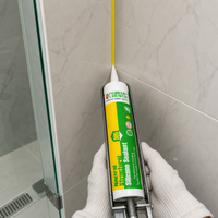 Colle neutre Green Health Weatherproof 995 pour portes et fenêtres architecturales, silicone d'étanchéité pour la construction de fenêtres en verre 995