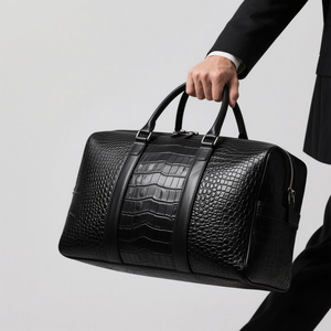 Роскошная Дорожная сумка из натуральной кожи - Product Image 5