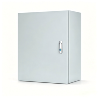Boîtier de distribution extérieur étanche en acier avec revêtement en poudre, en ABS, PC et métal, niveau de protection IP65, boîte de commutation de distribution