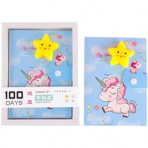 Wholesale Stress Relief Kawaii Animal Kids Decompression Notebook 100 Sheets Hardcover <b>Gift</b> - Product Image 2