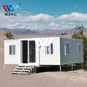 折叠式后院办公别墅设计带视频技术支持的豪华预制小房子
