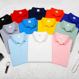 เสื้อโปโลแขนสั้นสีขาว สีพื้น ระบายอากาศได้ดี ผ้าป๊อปลิน ทรงปกติ เสื้อผ้าลำลองสำหรับผู้ชาย - Product Image 3