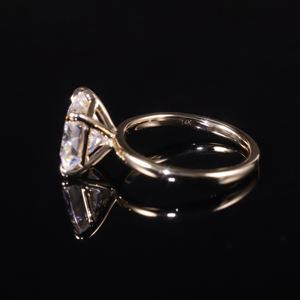 Anillo <span class=keywords><strong>de</strong></span> Moissanita <span class=keywords><strong>de</strong></span> Oro <span class=keywords><strong>de</strong></span> <span class=keywords><strong>14</strong></span> Quilates con Certificado GRA, Corte Princesa <span class=keywords><strong>de</strong></span> 3.5ct, <span class=keywords><strong>Diamante</strong></span> <span class=keywords><strong>de</strong></span> Moissanita Real Sólido, Fábrica <span class=keywords><strong>de</strong></span> Joyería <span class=keywords><strong>de</strong></span> Alta Gama AU585 - Product Image 4