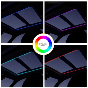 Lámpara de Ambiente para Techo Solar Maybach de 64 Colores para Mercedes <span class=keywords><strong>GLS</strong></span> X167 |   Tira de Luces LED MBUX Sync para Techo |   Retrofit Plug & Play - Product Image 3
