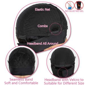 <strong>Short</strong> Headband <strong>Wig</strong> 150% Density Glueless Human Hair Curly Headband <strong>Wigs</strong> for Black Women Bob Pixie Cut None Lace Front <strong>Wig</strong> - Product Image 4
