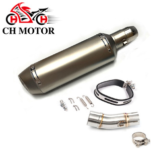 Système d'échappement complet pour moto, tuyau de liaison pour Kawasaki <span class=keywords><strong>Ninja</strong></span> <span class=keywords><strong>400</strong></span> Ninja400 EX400 Z400 Z400 <span class=keywords><strong>2017</strong></span> 2018 2019 2020 2021 - Product Image 1