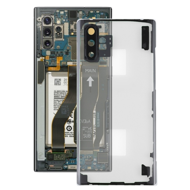 Back Cover Replacement Part for Samsung Galaxy Note 10+ N975 N9750 Battery Back Cover with Camera Lens Cover