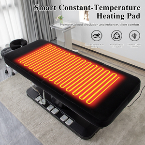 <span class=keywords><strong>Lit</strong></span> de massage <span class=keywords><strong>électrique</strong></span> haut de gamme avec design incurvé, éclairage LED, chauffage et modes de contrôle doubles pour salon de beauté et spa facial - Product Image 5