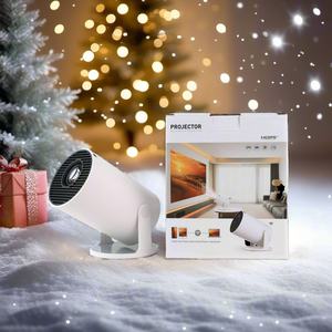 Mini Proyector Portátil Inteligente en Oferta, 170 ANSI Lúmenes, 720P, Proyector Android con WiFi y BT5.0 para Cine en Casa - Product Image 1