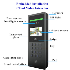 Thinmoo đa-đơn vị <span class=keywords><strong>Video</strong></span> <span class=keywords><strong>intercom</strong></span> Hệ thống <span class=keywords><strong>Video</strong></span> Doorphone kiểm soát truy cập hệ thống kim loại vỏ bọc thông minh đám mây <span class=keywords><strong>intercom</strong></span> - Product Image 6