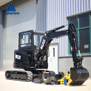 Mini Excavadora de 3.5 Toneladas con Motor EPA, Cucharón de 0.12m, 1 Año de Garantía, Marca Gongwo, Uso Agrícola, Excavadora de Orugas, Envío Gratis - Product Image 1