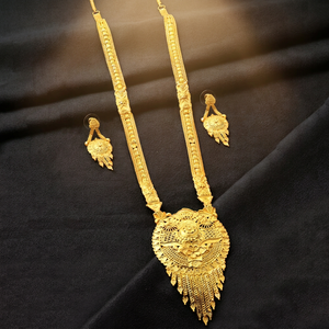 Venta al por mayor de 14K 18K 24K Micro Gold Fashion Long Jewelry Set, Micro Forming Long Jewelry Set, Tradicional Wedding Long Jewelry Set. - Product Image 5