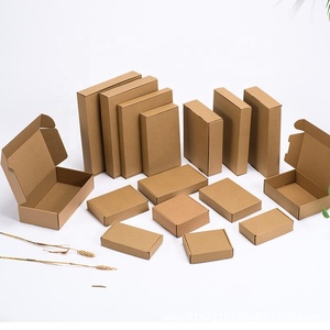 Kraft Corrugated Cardboard Carton Packaging Box Tuck Top Collapsible Mailer Shipping Boxes