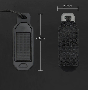 Porte-clés de sac à dos de chasse tactique Survival Gear avec étiquette d'identification personnelle Nouveau patch de casque élastique souple Magic Tape - Product Image 2