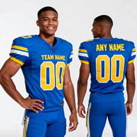 Maillots de football américain personnalisés, maillots vierges, épaulettes junior, uniforme de football américain vintage, jeunes