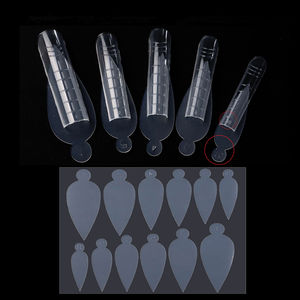 Nouveau <span class=keywords><strong>Silicone</strong></span> moule conseils ongle doigt extension ongle double forme <span class=keywords><strong>manucure</strong></span> français réutilisable <span class=keywords><strong>Silicone</strong></span> Pad ongle moule pointe Guide autocollant - Product Image 5