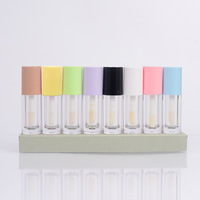Tube de brillant à lèvres en plastique avec grand applicateur 6-6,5 ml, tube vide pour gloss, vente chaude transfrontalière, impression de logo, en stock, livraison gratuite