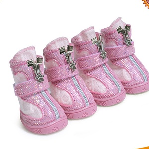 Classic Design Cloth Solid Eco-Friendly Non-slip Protective Puppy Boots for Small <strong>Dogs</strong> All Seasons New Year - Product Image 4