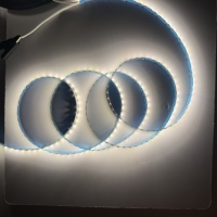 Promo Panas CRI 80 DC12V 120 LED Harga Pabrik SMD2835 Kualitas Tinggi 6.5MM 12W/M Zigzag Fleksibel Bentuk Z LED Strip