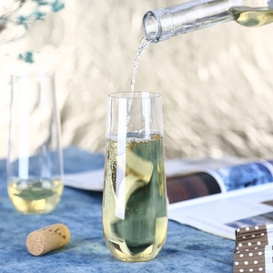 طلب بالجملة 7 أونصة 8 أونصة 9 أونصة نبيذ بلاستيكي غير قابل للكسر مقاوم للكسر مشروب نبيذ قابل لإعادة الاستخدام - Product Image 3