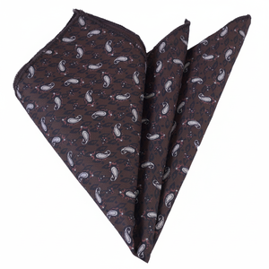ผ้าเช็ดหน้าปกผ้าฝ้ายลายผ้าคลุมไหล่สีน้ำตาลเบจ - Product Image 2