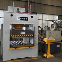 Presse hydraulique à portique de type H de 250 tonnes pour le pressage à chaud et le formage de tuiles en résine et de tuiles en sable plastique