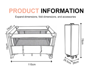 Cuna 3 en 1 para Bebé 2026, Cuna de Lado Certificada por EN y ASTM para Niños de 0 a 4 Años - Product Image 6