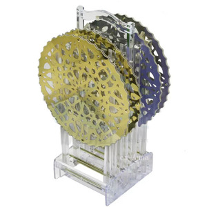 Bộ Bàn Trà Bán Buôn Phong Cách Trung Đông Ả Rập Khay Gấp Acrylic Trong Suốt Có In - Product Image 2