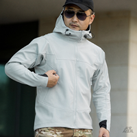Nouvelle veste coupe-vent extensible 3 en 1 pour l'hiver, veste softshell imperméable bleu marine pour la chasse, la randonnée, veste tactique pour hommes