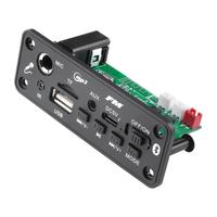 Placa Decodificadora Amplificadora MP3 BT 2 * 3W con Conector para Micrófono MIC BT 5.3 Reproductor sin Pérdidas para Tarjeta TF, Disco U y AUX