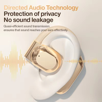 Tendances innovantes AI Traducteur Écouteur M62 Crochet d'oreille ouvert Traducteur de langue Dispositif Sport Crochet d'oreille Bluetooth Casque sans fil