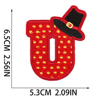 Nouveaux 26 patchs brodés thermocollants en lettres anglaises, décoratifs, en tissu non-tissé, pour vêtements, collection automne