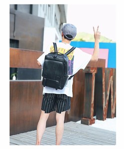 Men and Women PU Leather <strong>Backpack</strong> Vintage Laptop <strong>Backpack</strong> for Laptop 15.6 Inches School Bag College Bookbag <strong>Brown</strong> - Product Image 3