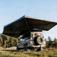 Auvent de voiture autoportant 270 degrés imperméable 4 saisons avec poteaux en aluminium pour camping et overland