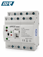 Interrupteur de transfert automatique WRDZ WR-Q1-80SE/4P Type 1 ATS 80A AC230V, alimentation secteur ou secteur vers générateur