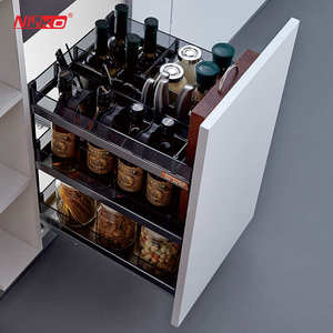 <strong>Kitchen</strong> Stainless Steel Wire Shelf <strong>Basket</strong> <strong>Kitchen</strong> Cabinet <strong>Pull</strong> <strong>Out</strong> <strong>Basket</strong> - Product Image 4