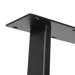 Removable Black Forged Cast Iron A-Type <b>Table</b> <b>Legs</b> for Outdoor & Living Room Use DIY Metal Furniture <b>Legs</b> - Product Image 3