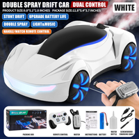 Voiture RC de drift FlytecRC Y19 2.4G Brushless 4x4 haute vitesse 4 canaux avec télécommande, éclairage RGB, double pulvérisation, portée de 50m, prête à l'emploi