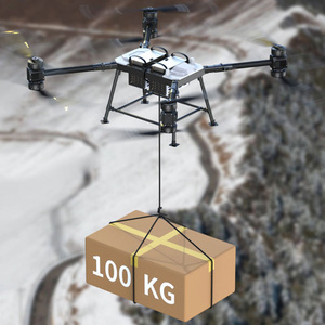 Octocoptère pliable industriel S4100 à 4 axes, UAV à charge lourde de 100 kg pour le nettoyage des bâtiments et les opérations de transport de marchandises lourdes - Product Image 1