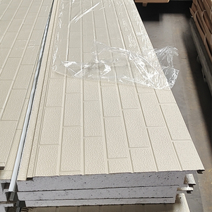 Tablero de espuma de PU Paneles aislados de sándwich de 16 mm <span class=keywords><strong>Panel</strong></span> de pared exterior decorativo con aspecto de <span class=keywords><strong>ladrillo</strong></span> para apartamento de Villa - Product Image 1
