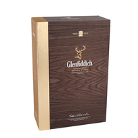 Cajas de Papel Rígido Personalizadas con Cierre Magnético para Botellas de Vino y Whisky, Diseño de Cajón Deslizable, Grabado en Cuatro Colores, Marca Personalizada