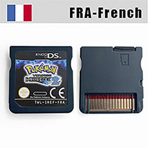 Cartouche de jeu rétro nostalgique Pokémoned en français <span class=keywords><strong>noir</strong></span> <span class=keywords><strong>et</strong></span> <span class=keywords><strong>blanc</strong></span> 1 <span class=keywords><strong>2</strong></span> HeartGold SoulSilver pour DS 2DS NDS - Product Image 5