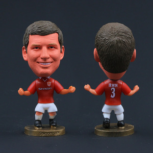 Souvenir de football Manchester United Ferguson Sheringham pour l'édition 98, ensemble de figurines sportives en PVC - Product Image 3