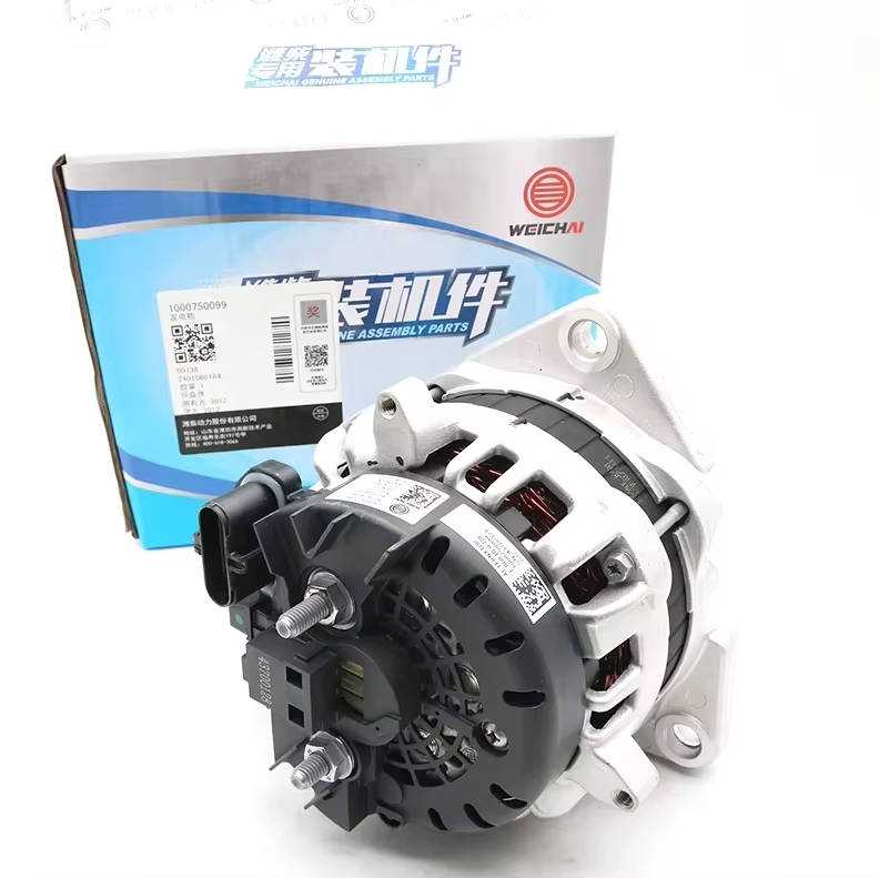 Truck Alternator 1000750099 for China National Heavy Duty Trucks Shackleman FAW Dongfeng Trucks Construction Machinery Parts