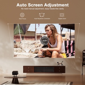 โปรเจคเตอร์ OEM <span class=keywords><strong>Netflix</strong></span> รุ่นมินิ สมาร์ท <span class=keywords><strong>4K</strong></span> สำหรับโฮมเธียเตอร์ รองรับบลูทูธและไวไฟ, <span class=keywords><strong>Netflix</strong></span>, YouTube และ Android - Product Image 2